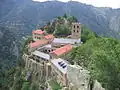 Abbaye Saint-Martin du Canigou vanuit het zuidoosten gezien