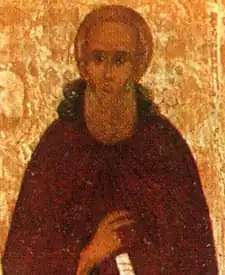 Icoon van de heilige Abraham van Rostov.