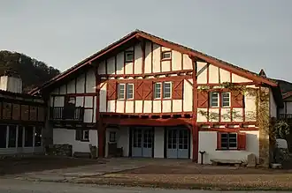 Oude boerderij in het gehucht Ibarron