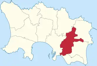 Kaart van Saint Saviour