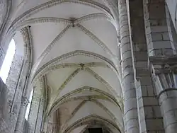 Plafondgewelf van de middenbeuk