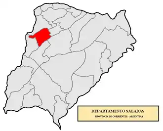 Kaart van departement