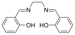 alt=Structuurformule van
H
2
Salen
{\displaystyle {\ce {H2Salen}}}
