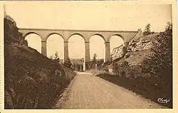 Brug van Cadoul rond 1900.