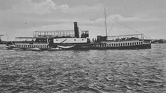 1902 -1937, de President Krüger, gebouwd op de werf van J&K Smit te Kinderdijk. Afmetingen: 51,60 × 12,50 m.