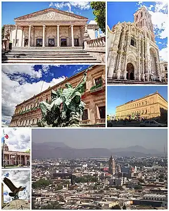 Een collage van Saltillo