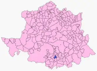 Kaart van Salvatierra de Santiago