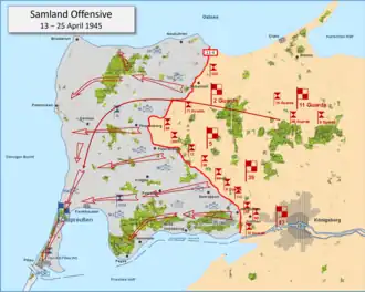 Kaart van de operatie