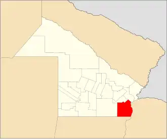 Kaart van departement