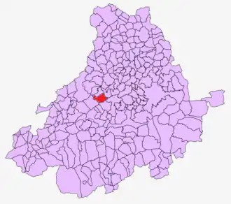 Kaart van San Juan del Olmo