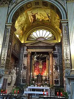 Vierde zijkapel rechts.