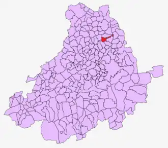 Kaart van San Pascual