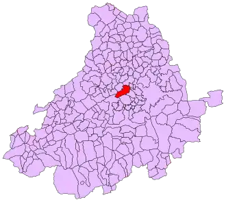 Kaart van Sanchorreja