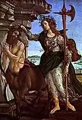Sandro Botticelli: Pallas en de Centaur