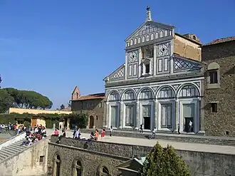 Voorgevel van de San Miniato al Monte