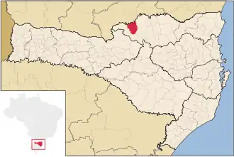 Kaart van Irineópolis