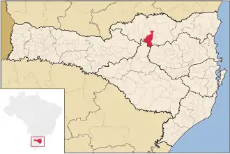 Kaart van Monte Castelo