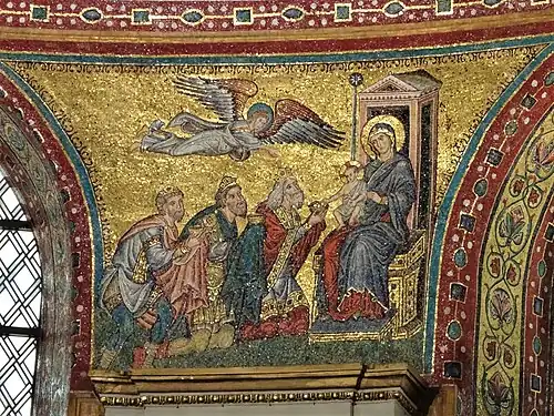 De aanbidding der koningen.