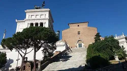 Trap naar de Santa Maria in Ara Coeli.