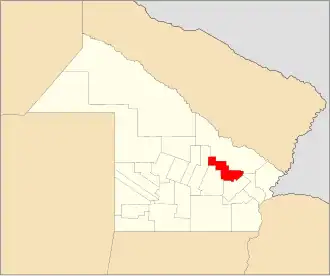 Kaart van departement