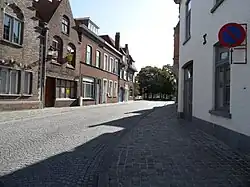 Het andere deel van het Sasplein, lopende van het Sasplein (eerste deel) naar de Potterierei.