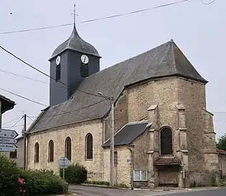 De kerk van Sassey-sur-Meuse
