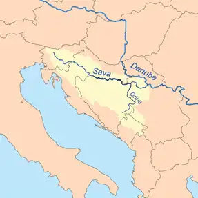 De Drina voedt de Sava, die vervolgens de Donau voedt