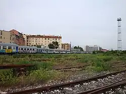 Het opstelterrein Farini in 2010