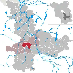 Kaart van Schönwald