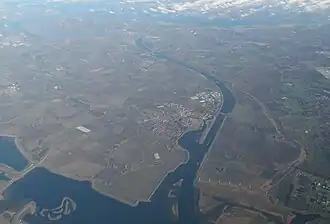 Schelde-Rijnkanaal bij Tholen ('Eendracht')