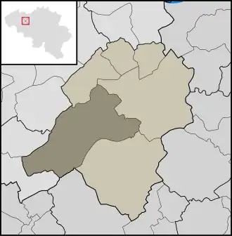 Kaart van Scheldewindeke