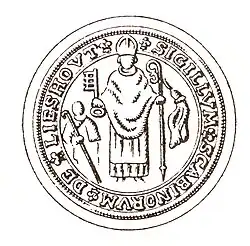 Schependomszegel van Lieshout, uit 1623