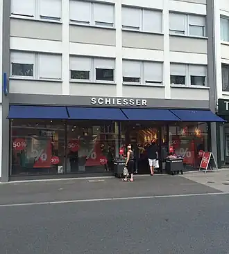 Filiaal van Schiesser.