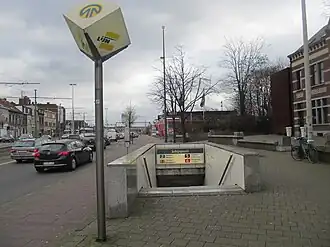 Ingang zuidzijde Schijnpoortweg