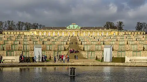 Het lustslot Sanssouci