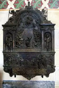 Epitaaf in de kerk van Schwaz