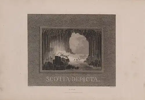 Fittler: Scotia Depicta - Frontispiece- Fingal's Cave