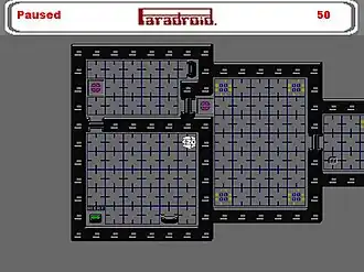 Paradroid op de Commodore 64