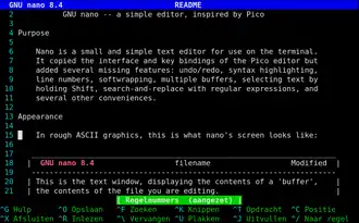 screenshot van nano-8.4