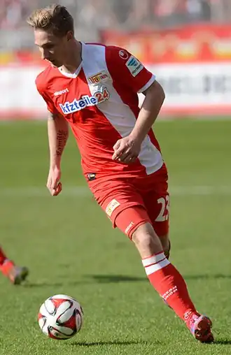 Polter in 2015 als speler van Union Berlin