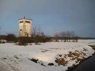 Voormalige DDR-grenswachttoren bij Seeben