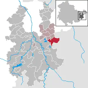 Kaart van Seelingstädt