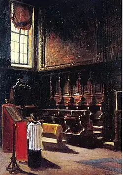Het koor van Sint Antonio (1878)