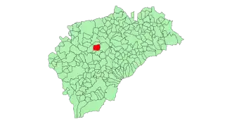 Kaart van Fuentepelayo