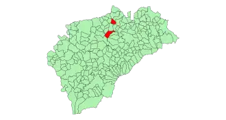 Kaart van Fuentidueña