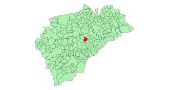 Kaart van Muñoveros