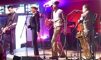 The Selecter met Pauline Black en Arthur 'Gaps' Hendrickson, Milton Keynes, 2016