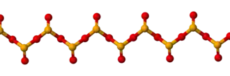 Molecuulmodel van seleendioxide