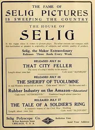 Advertentie uit 1911