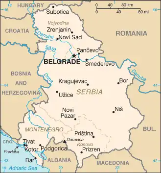 Servië en Montenegro.